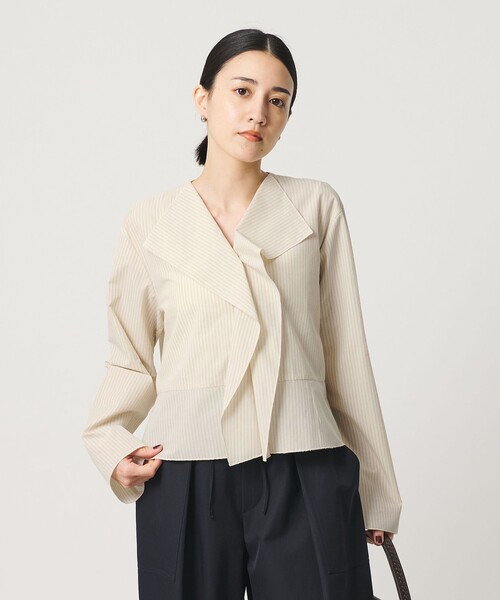 Solid & Stripe — лофтеры/рубашка‑блузка Washable — хлопковая футболка с полоской