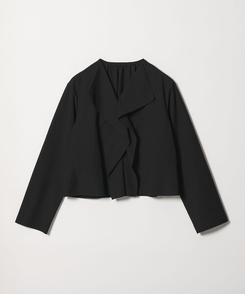 BEAUTY&YOUTH UNITED ARROWS(ビューティーアンドユースユナイテッドアローズ)の「ソリッド&ストライプ ラッフル シャツブラウス ウォッシャブル(シャツ/ブラウス・レディース・ブラック/ホワイト/ナチュラル・FREE)」の3枚目の写真