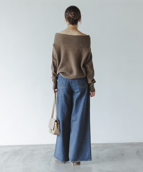 NEEDBY heritage(ニードバイヘリテージ)の「NEED by heritage/ニードバイヘリテージ MONICA(デニムパンツ・レディース・ネイビー・25/24/23/26)」の4枚目の写真