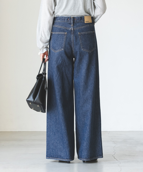 NEEDBY heritage(ニードバイヘリテージ)の「NEED by heritage/ニードバイヘリテージ MONICA(デニムパンツ・レディース・ネイビー・25/24/23/26)」の13枚目の写真