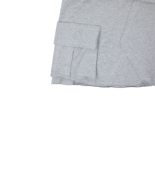 LUVISTRUE(ラヴイズトゥルー)の「RL LAYERED MINI SKIRT(GRAY)(スカート・レディース・その他・FREE)」の4枚目の写真
