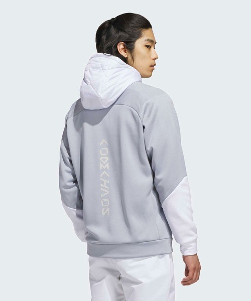 adidas(アディダス)の「コードカオス 長袖 中わた入り ハイブリッド ジャケット【adidas Golf/アディダスゴルフ】(ダウンジャケット/コート・メンズ・シルバー・SMALL/X-LARGE/XX-LARGE/3XL/LARGE/MEDIUM)」の2枚目の写真