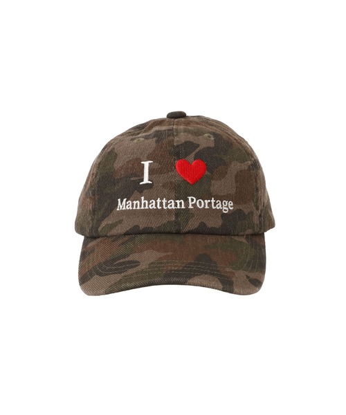 Manhattan Portage(マンハッタンポーテージ)の「I LOVE MP 6P CAP(キャップ・メンズ・グリーン/ブラウン・FREE)」の3枚目の写真