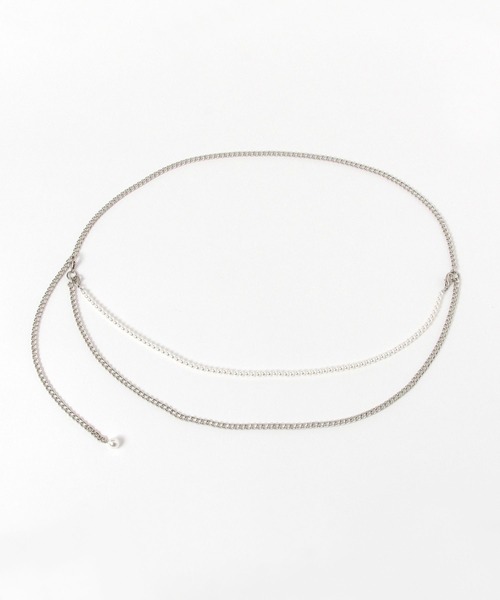 Heather(ヘザー)の「マルチWAYチェーンベルト 1076679(ベルト・レディース・シルバー系その他/シルバー・ONE SIZE)」の1枚目の写真