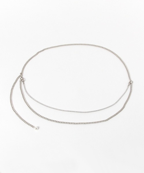 Heather(ヘザー)の「マルチWAYチェーンベルト 1076679(ベルト・レディース・シルバー系その他/シルバー・ONE SIZE)」の6枚目の写真