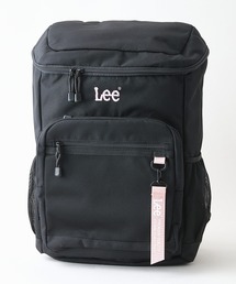 【Lee/リー】【容量21L 撥水加工を施したポリエステル素材を使用】ボックスリュックA シンプル スタイリッシュ ブランドロゴ テープチャーム付き デイリーユース 通勤 通学