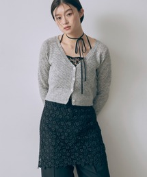 EN NEUME（エンノイム）の「Flower Lace Apron Dress   花柄レースエプロンワンピース（ワンピース）」