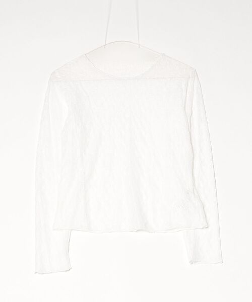 Cham.（チャム）の「レースシアートップス（Tシャツ/カットソー・レディース・ブラック/ベージュ/ホワイト・FREE）」の19枚目の写真