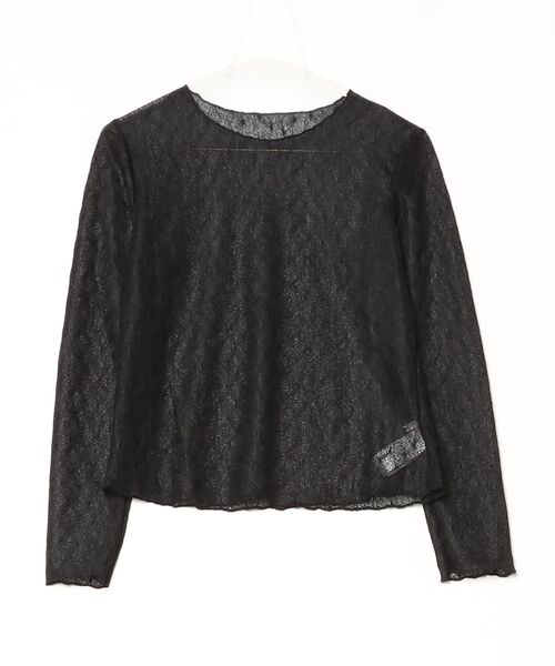 Cham.（チャム）の「レースシアートップス（Tシャツ/カットソー・レディース・ブラック/ベージュ/ホワイト・FREE）」の21枚目の写真