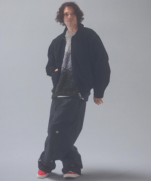 ADAM PATEK(アダムパテック)の「mn3310-rough gradientborder crewneck クルーネックニット(AP2621015)(ニット/セーター・メンズ・グレー/イエロー/グリーン・1/2)」の11枚目の写真
