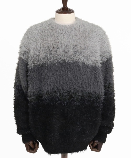 ADAM PATEK(アダムパテック)の「mn3310-rough gradientborder crewneck クルーネックニット(AP2621015)(ニット/セーター・メンズ・グレー/イエロー/グリーン・1/2)」の20枚目の写真