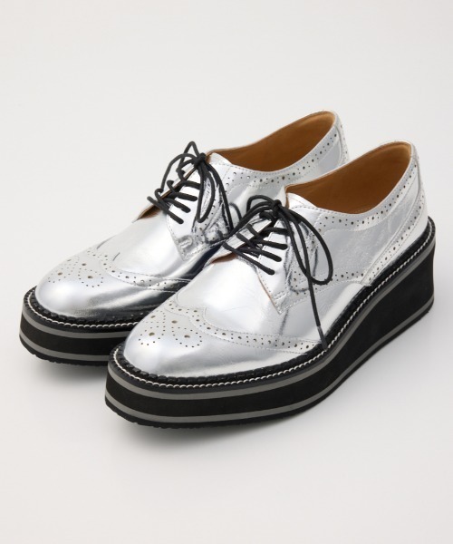 STACCATO（スタッカート）の「ネオックスデザインプラットフォーム（ローファー・レディース・ホワイト/シルバー/ブラック・22.5cm/24cm/23cm/23.5cm/24.5cm）」の3枚目の写真