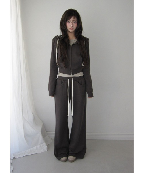 modimood（モディムード）の「MOMU [MADE] ヴィンテージトレーニングスウェットパンツ（スウェットパンツ・レディース・ネイビー/ピンク/チャコール・FREE）」の19枚目の写真