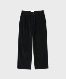 CORD 5P PANTS (BLACK)