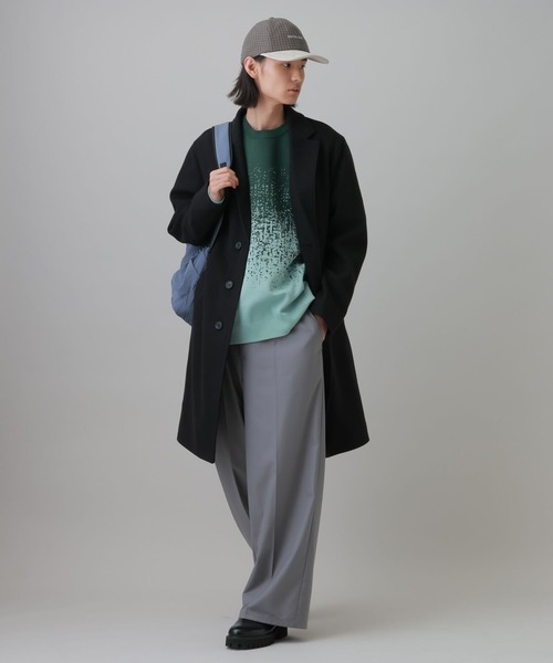 LAKOLE(ラコレ)の「ウーリーテックチェスターコート / 814111(チェスターコート・メンズ・ブラック/チェック/チャコール・SMALL/LARGE/MEDIUM/X-LARGE)」の20枚目の写真