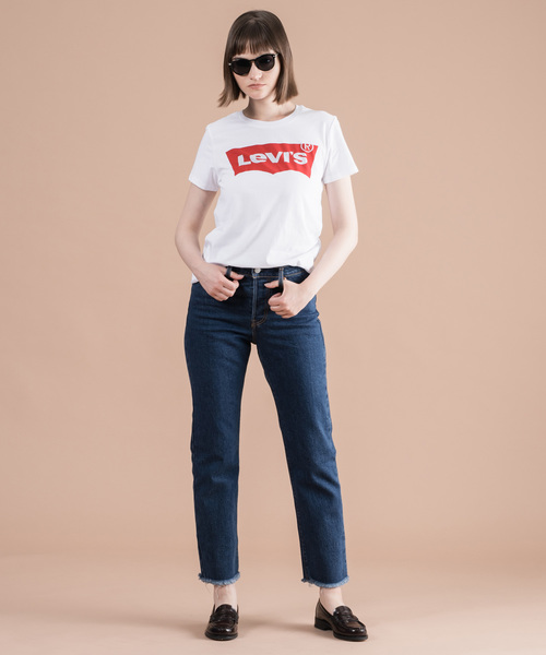 Levi's（リーバイス）の「Levi's/リーバイス バットウィングロゴTシャツ （レディースモデル）（Tシャツ/カットソー・レディース・マルチ・MEDIUM/SMALL/LARGE/X-SMALL/XX-SMALL/XL）」の8枚目の写真