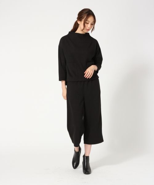 GLOBAL WORK（グローバルワーク）の「リブセットアップ/726100（ワンピース・レディース・グレー/ブラック/ネイビー・SMALL/LARGE/MEDIUM）」の2枚目の写真