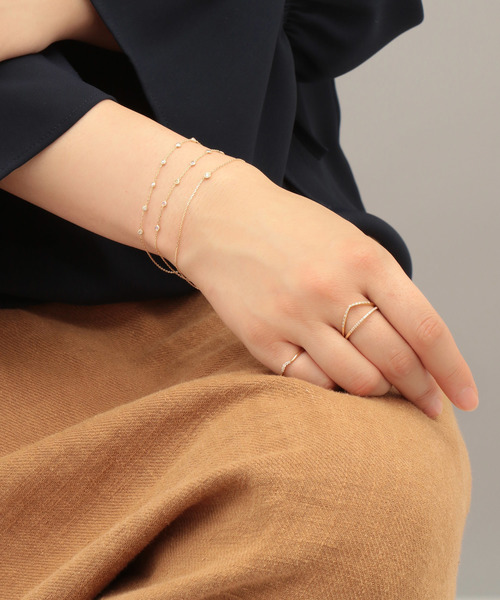 agete（アガット）の「K18ダイヤモンドリング（リング）」 - WEAR