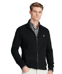 POLO RALPH LAUREN | リブド コットン フルジップ ジャケット(パーカー)