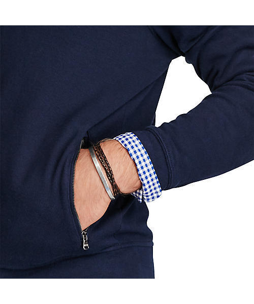 POLO RALPH LAUREN（ポロ ラルフ ローレン）の「リブド コットン フルジップ ジャケット（パーカー・メンズ・グレー/ネイビー/ブラック・LARGE/SMALL/X-LARGE/MEDIUM/X-SMALL）」の16枚目の写真