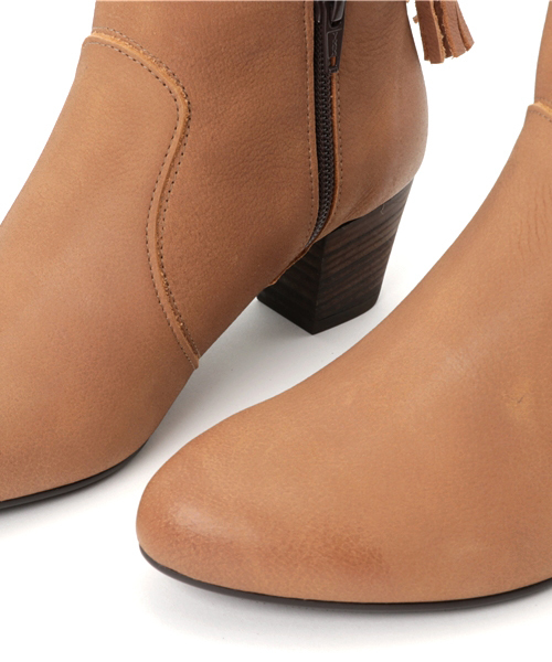 HIPS(ヒップス)の「タッセルショートブーツ(ブーツ・レディース・ブラック/ブラック系その他/ブラウン/ライトグレー・M/S/L)」の13枚目の写真