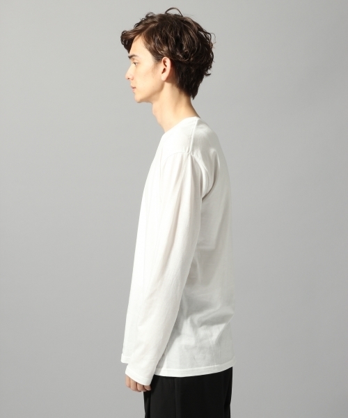 HARE(ハレ)の「【放熱/保温】ダブルファンクションVネックカットソー(HARE)(Tシャツ/カットソー・メンズ・ベージュ/オフホワイト/グレー/ブラック・SMALL/MEDIUM/LARGE)」の5枚目の写真