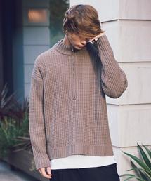 MONKEY TIME | ＜monkey time＞ ∴ ハーフジップ ハイネックニット(ニット/セーター)