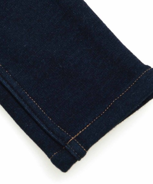 BREEZE(ブリーズ)の「あったかインディゴ裏シャギーロングパンツ(10分丈)(デニムパンツ・キッズ・ブルー/ネイビー・140/95/80/110/130/90/120/100)」の12枚目の写真