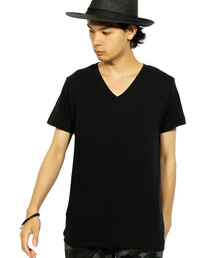 ８(eight) | Vネック 無地 半袖 Ｔシャツ (Tシャツ/カットソー)