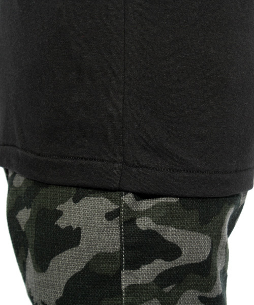 8(eight)(エイト)の「Vネック 無地 半袖 Tシャツ (Tシャツ/カットソー・メンズ・ホワイト/グレー/ブラック/ネイビー・LARGE/MEDIUM)」の10枚目の写真