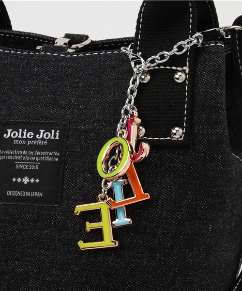 Jolie Joli（ジョリージョリ）の「[Jolie Joli] デニム ハンドバッグ JJ-2017008（ハンドバッグ・レディース・ブラック系その他/ブラック系その他3/ブルー系その他/ブラック系その他4/ブラック系その他2/ブルー系その他2・FREE）」の9枚目の写真