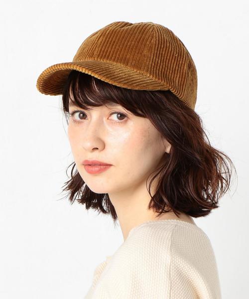 Another Edition（アナザーエディション）の「プレーンコーデュロイCAP（キャスケット・レディース・ブラック/ベージュ/オフホワイト・FREE）」の3枚目の写真