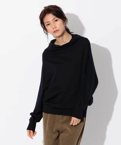 MACKINTOSH PHILOSOPHY（ﾏｯｷﾝﾄｯｼｭ ﾌｨﾛｿﾌｨｰ）の「【ウォッシャブル】ウールドルマンニットプルオーバー（ニット/セーター・レディース・グレー系その他2/ブルー/ネイビー/ブラウン系その他・38）」の3枚目の写真