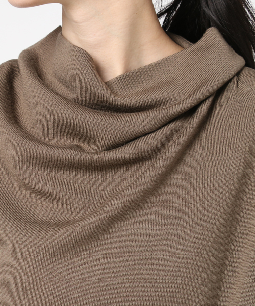 MACKINTOSH PHILOSOPHY（ﾏｯｷﾝﾄｯｼｭ ﾌｨﾛｿﾌｨｰ）の「【ウォッシャブル】ウールドルマンニットプルオーバー（ニット/セーター・レディース・グレー系その他2/ブルー/ネイビー/ブラウン系その他・38）」の8枚目の写真