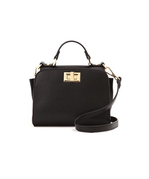 NATURAL BEAUTY BASIC（ナチュラルビューティーベーシック）の「【JJ 12月号掲載】ワンハンドルヒネリショルダーバッグ（ショルダーバッグ・レディース・ブラック/レッド/ベージュ系その他・ﾌﾘ-）」の2枚目の写真