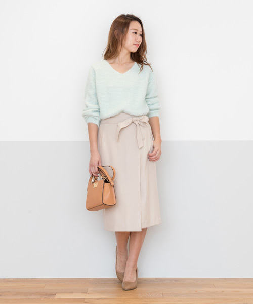 NATURAL BEAUTY BASIC（ナチュラルビューティーベーシック）の「【JJ 12月号掲載】ワンハンドルヒネリショルダーバッグ（ショルダーバッグ・レディース・ブラック/レッド/ベージュ系その他・ﾌﾘ-）」の17枚目の写真