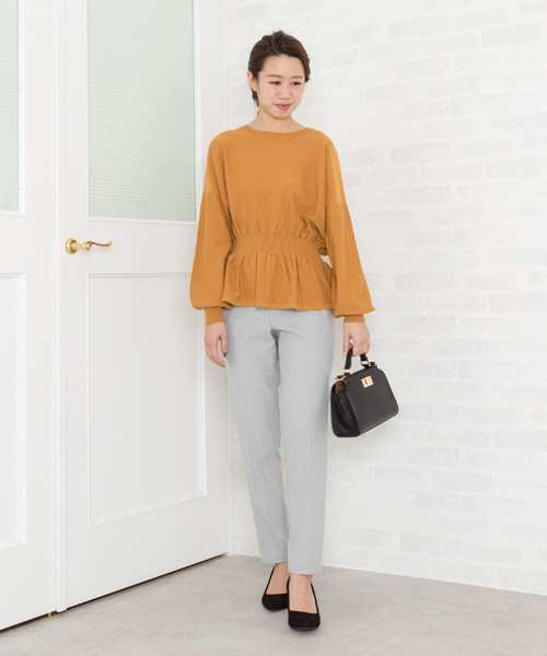 NATURAL BEAUTY BASIC（ナチュラルビューティーベーシック）の「【JJ 12月号掲載】ワンハンドルヒネリショルダーバッグ（ショルダーバッグ・レディース・ブラック/レッド/ベージュ系その他・ﾌﾘ-）」の19枚目の写真