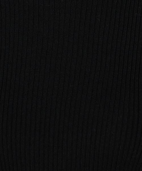 Another Edition（アナザーエディション）の「ベーシックリブタートルニット（ニット/セーター・レディース・ブラック/ナチュラル/ケリー/パープル・FREE）」の15枚目の写真