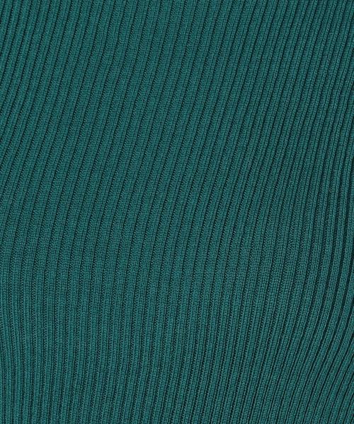 Another Edition（アナザーエディション）の「ベーシックリブタートルニット（ニット/セーター・レディース・ブラック/ナチュラル/ケリー/パープル・FREE）」の6枚目の写真