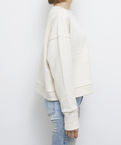 STUDIOUS(ステュディオス)の「【WEARISTA mayumi コラボ】コンパクトワイドスウェット(スウェット・レディース・アイボリー/ブラック/ブルー/ブラウン・FREE)」の11枚目の写真