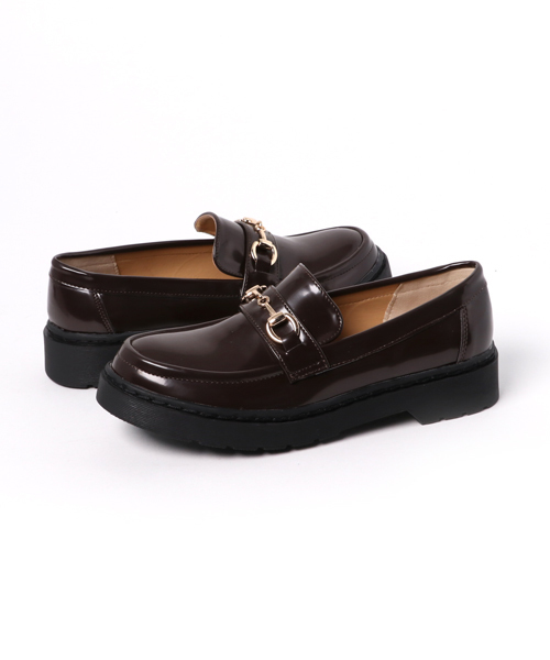 WEGO（ウィゴー）の「WEGO/ビット付きローファー（ローファー・レディース・ブラック/ブラウン・MEDIUM/LARGE）」の4枚目の写真