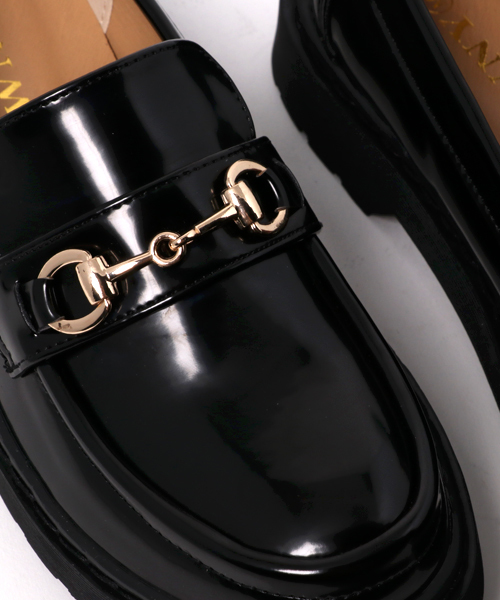 WEGO（ウィゴー）の「WEGO/ビット付きローファー（ローファー・レディース・ブラック/ブラウン・MEDIUM/LARGE）」の7枚目の写真