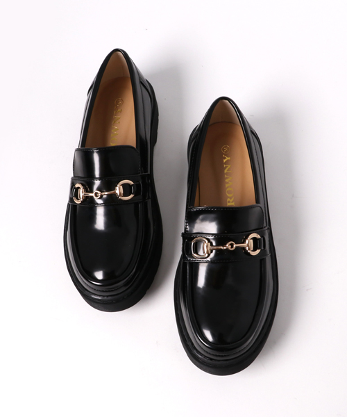 WEGO（ウィゴー）の「WEGO/ビット付きローファー（ローファー・レディース・ブラック/ブラウン・MEDIUM/LARGE）」の5枚目の写真