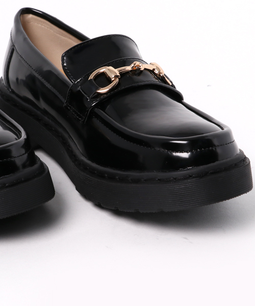 WEGO（ウィゴー）の「WEGO/ビット付きローファー（ローファー・レディース・ブラック/ブラウン・MEDIUM/LARGE）」の3枚目の写真