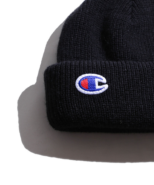 Champion（チャンピオン）の「∴WEGO/Champion ショートニットキャップ（ニットキャップ/ビーニー・メンズ・ブラック/ネイビー/マスタード・FREE）」の8枚目の写真