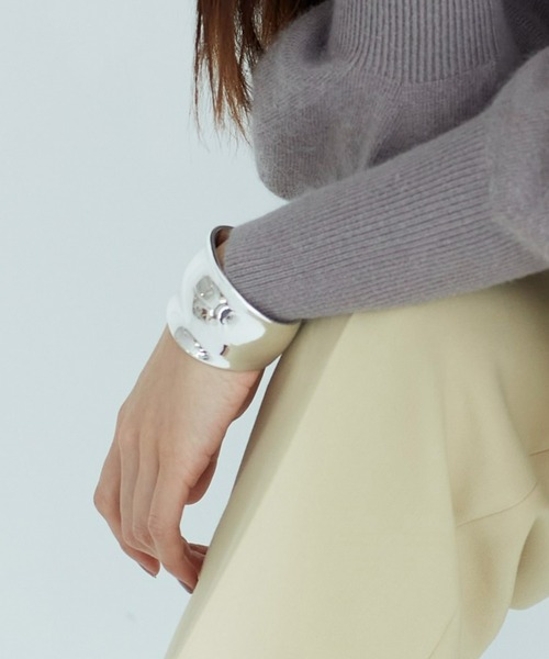 Nothing And Others（ナッシングアンドアザーズ）の「「Nothing And Others/ナッシングアンドアザーズ」Softwave Bangle（バングル/リストバンド・レディース・シルバー・FREE）」の7枚目の写真