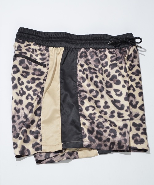 SUPERTHANKS（スーパーサンクス）の「サテンショートパンツ（その他パンツ・メンズ・レオパード/ストライプ/モカ/ブラック・M/L/S）」の12枚目の写真