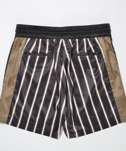 SUPERTHANKS（スーパーサンクス）の「サテンショートパンツ（その他パンツ・メンズ・レオパード/ストライプ/モカ/ブラック・M/L/S）」の9枚目の写真