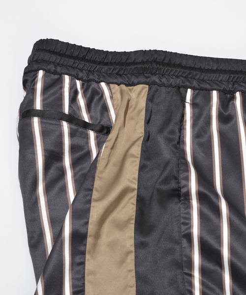 SUPERTHANKS（スーパーサンクス）の「サテンショートパンツ（その他パンツ・メンズ・レオパード/ストライプ/モカ/ブラック・M/L/S）」の8枚目の写真