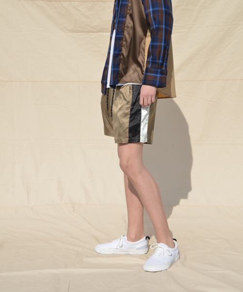 SUPERTHANKS（スーパーサンクス）の「サテンショートパンツ（その他パンツ・メンズ・レオパード/ストライプ/モカ/ブラック・M/L/S）」の17枚目の写真